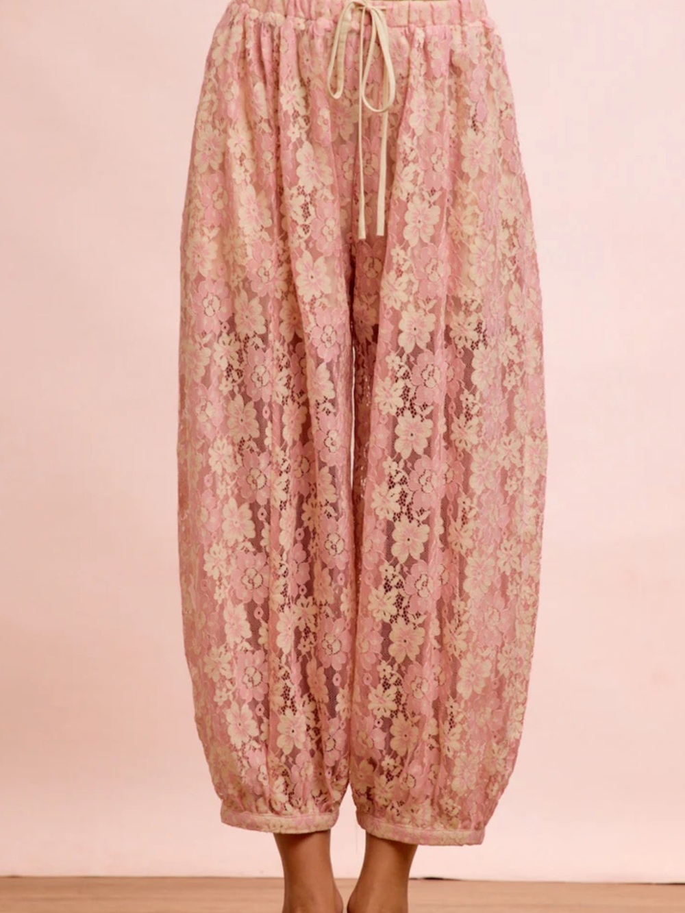 💕Bibi Lace Drawstring Balloon Pants - Picture 6 of 12